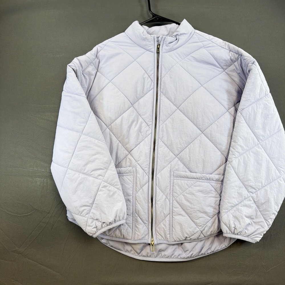 All In Motion Quilted Puffer Jacket Purple Size‎ M